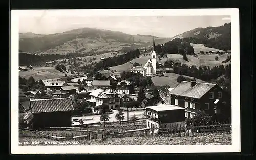 AK Egg, Ortsansicht mit Fernblick