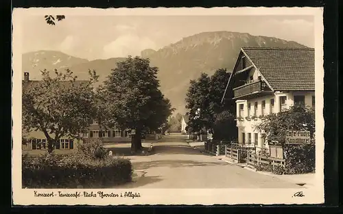 AK Pfronten-Ried /Allgäu, Konzert-Cafe-Fuchs von Wilhelm Fuchs