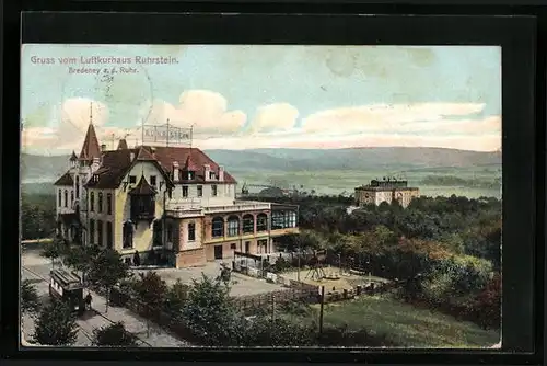 AK Bredeney /Ruhr, Luftkurhaus Ruhrstein aus der Vogelschau