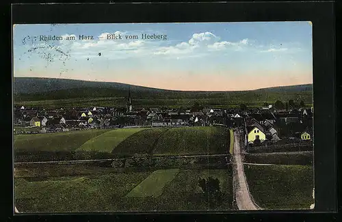 AK Rhüden am Harz, Blick vom Heeberg