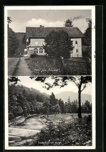 AK Herzberg /Harz, Waldhotel zum Paradies