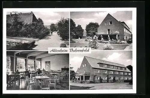 AK Hamburg-Bahrenfeld, Altenheim, Mehrfachansichten, Holstenkamp 119
