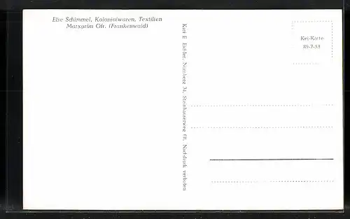 AK Marxgrün / Ofr., Totalansicht