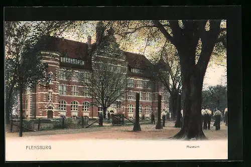 AK Flensburg, am Museum