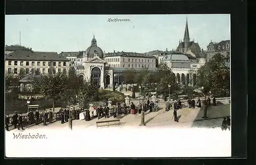 AK Wiesbaden, Kochbrunnen, Aussenansicht