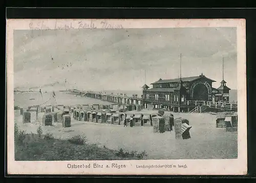 AK Binz a. Rügen, Landungsbrücke