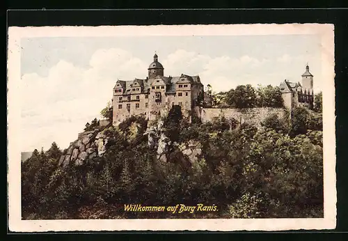 AK Ranis i. Th., Gasthaus Burg Ranis