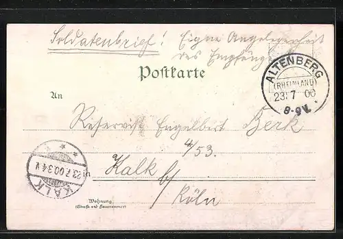 AK Altenberg / Dhünnthal, Blick auf den Dom