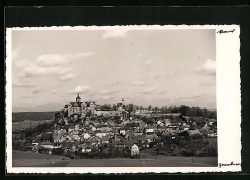 AK Ranis, Gesamtansicht mit Burg