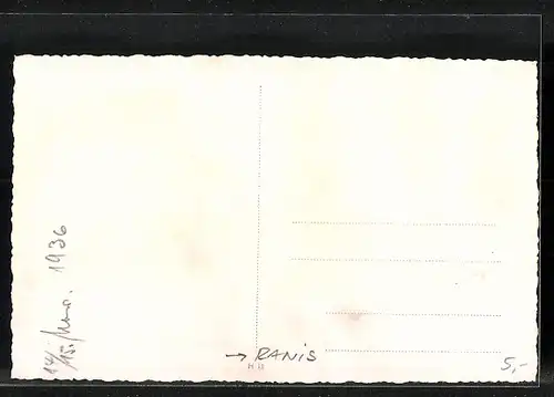 AK Ranis, Gesamtansicht mit Burg