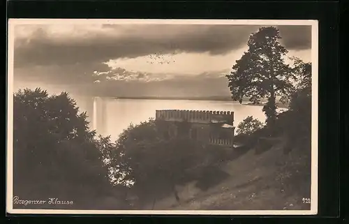 AK Bregenz, Bregenzer Klause mit Bodensee