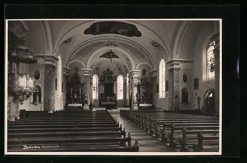AK Bezau, Inneres der Pfarrkirche
