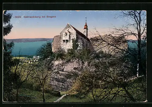 AK Bregenz, Gebäude auf dem Gebhardsberg