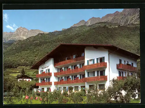 AK Algund bei Meran, Hotel Algunderhof - Gartenansicht