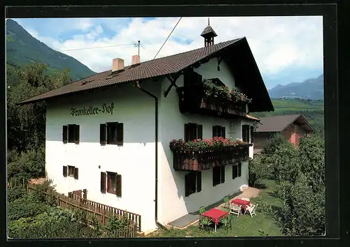 AK Algund bei Meran, Pension Fronkeller Hof