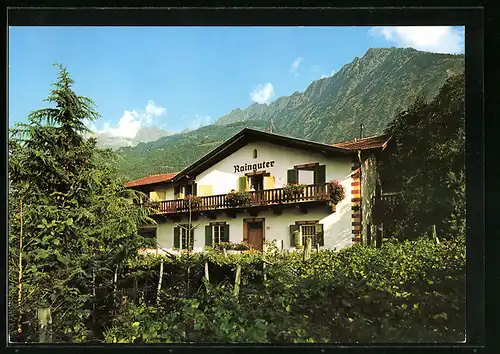 AK Algund bei Meran, Pension Haus Rainguter