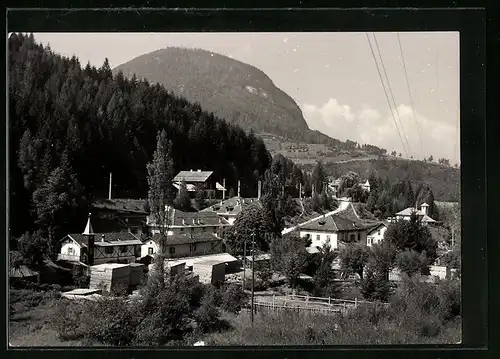 AK Fontanefredde /Val di Fiemme, Ortsansicht aus der Vogelschau