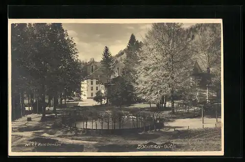 AK Dornbirn-Gütle, Partie im Park