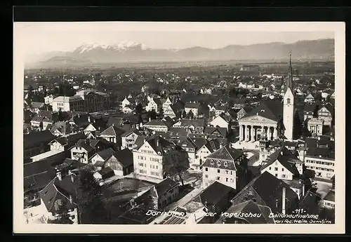 AK Dornbirn, Ortsansicht aus der Vogelschau - Ballonaufnahme