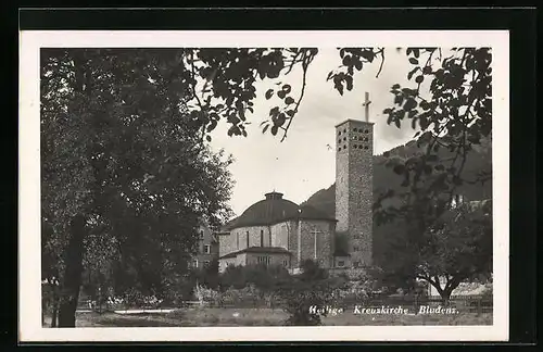 AK Bludenz, Partie an der Heiligen Kreuzkirche