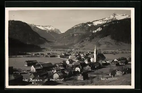 AK Bezau, Totalansicht mit Hangkopf