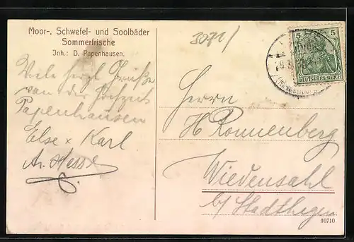 AK Bad Blenhorst, Kost- und Logierhaus