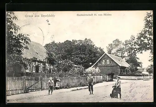 AK Brockhöfe, Gasthaus H. von Hösten