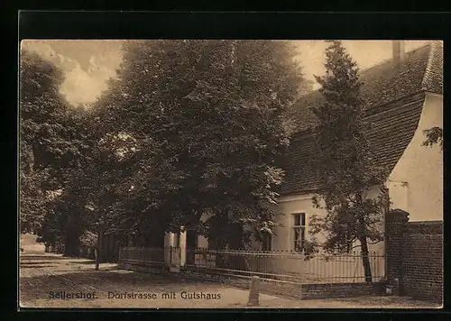 AK Seilershof, Dorfstrasse mit Gutshaus