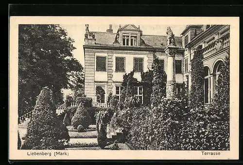 AK Liebenberg /Mark, Schloss Liebenberg, Terrasse