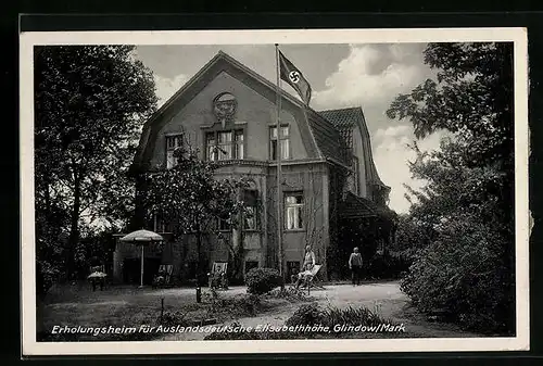 AK Glindow /Mark, Erholungsheim für Auslandsdeutsche Elisabethhöhe mit