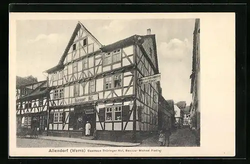AK Allendorf /Werra, Gasthaus Thüringer Hof