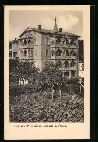 AK Sassnitz a. Rügen, Hotel Villa Irene