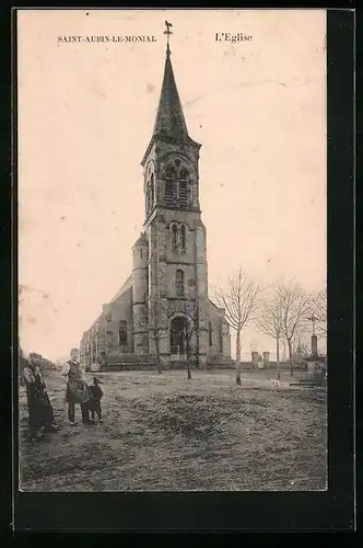 AK Saint-Aubin-le-Monial, L`Eglise