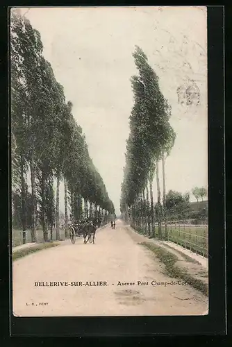 AK Bellerive-sur-Allier, Avenue Pont Champ-de-Corne