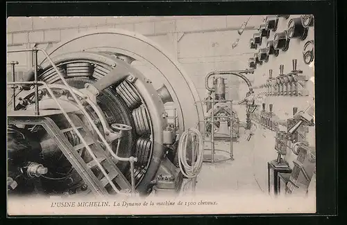 AK Clermont-Ferrand, L`Usine Michelin, La Dynamo de la machine de 1500 chevaux