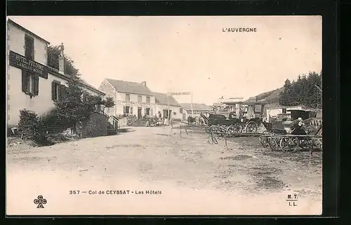 AK Col de Ceyssat, Les Hotels