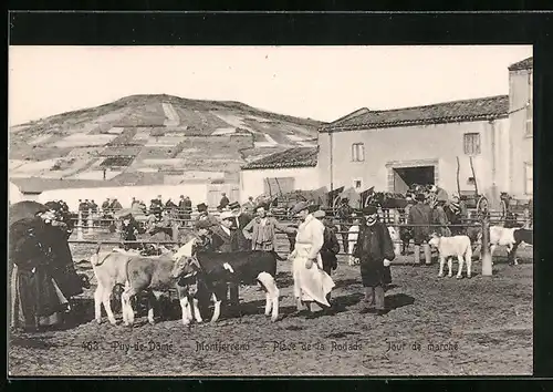 AK Montferrand, Place de la Rodade, Jour de marché, Puy-de-Dome