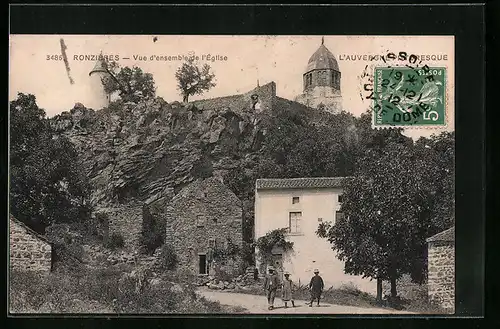 AK Ronzières, Vue d`ensemble de l`Eglise