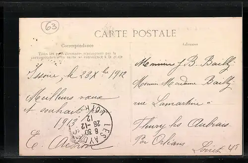 AK Ronzières, Vue d`ensemble de l`Eglise