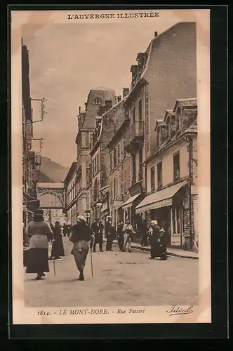 AK Le Mont-Dore, Rue Favart