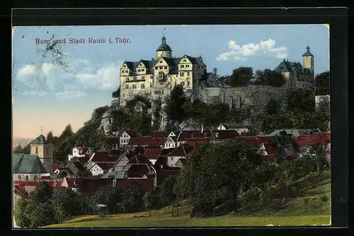 AK Ranis i. Th., Burg und Stadt