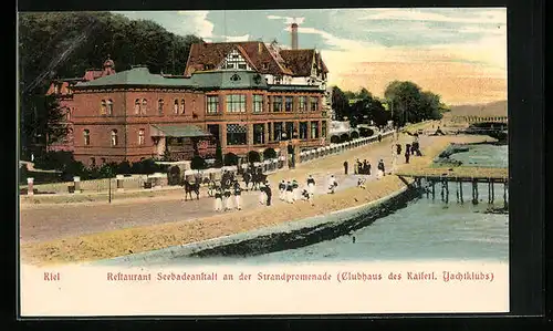 AK Kiel, Restaurant Seebadeanstalt an der Strandpromenade