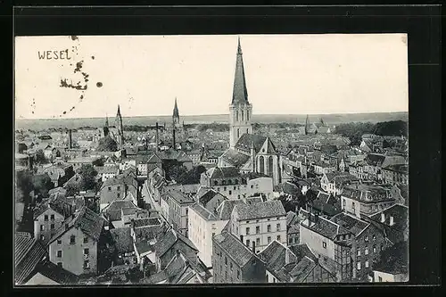 AK Wesel, Innenstadt mit Kirche
