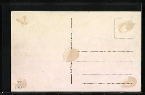 AK Helgoland, Totalansicht aus der Vogelschau