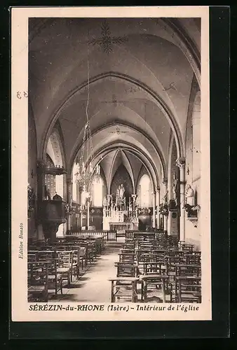 AK Sérézin-du-Rhone, Intérieur de l`église