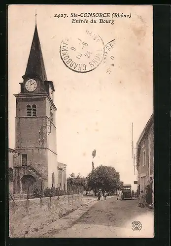 AK Ste-Consorce, Entrée du Bourg