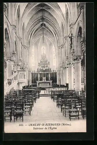 AK Chazay-d`Azergues, Intérieur de l`Eglise