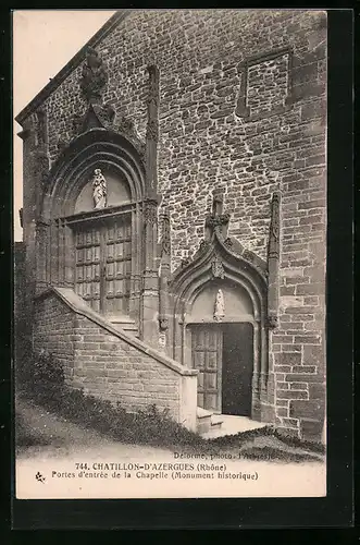 AK Chatillon-d`Azergues, Portes d`entrée de la Chapelle