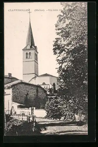 AK Claveisolles, Un coin du Village