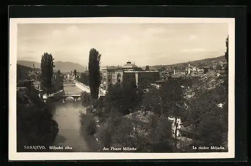 AK Sarajevo, Am Flusse Miljacka